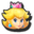 Peach's stock icon in Super Smash Bros. for Wii U.