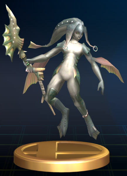 File:Zora - Brawl Trophy.png