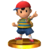 Ness's Main Trophy in Smash 3DS.