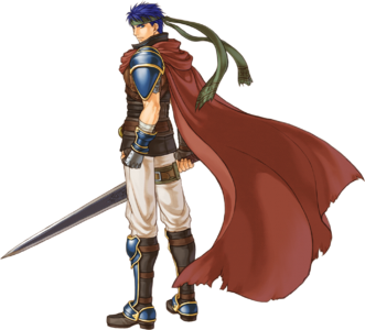 Official artwork of Ike from Fire Emblem: Radiant Dawn.