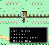 Podunk Zoo as it appears in EarthBound Beginnings. From the Starmen.Net guide.