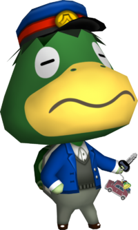 Kapp'n from Animal Crossing: City Folk. Taken from Nookipedia.