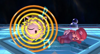 Mario falls asleep from Jigglypuff's Sing in Brawl