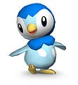 Official artwork of Piplup from Brawl.