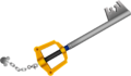 Sora's personal Keyblade, the Kingdom Key.