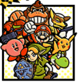 An image of the cast from the SSB64 Website.
