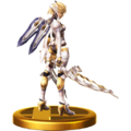 Trophy of Mecha-Fiora in Super Smash Bros. for Wii U.