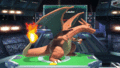 Charizard's first idle pose.