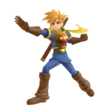Render of the Isaac Assist Trophy from the Smash Ultimate Website