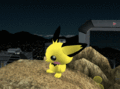 Pichu's taunt, facing left.