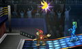 Battering Banana Peel in Super Smash Bros. for Nintendo 3DS