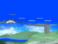 The last part of stage, where the loop ends and the return to the ships starts in Melee.