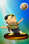 Ness trophy from Super Smash Bros. Melee.