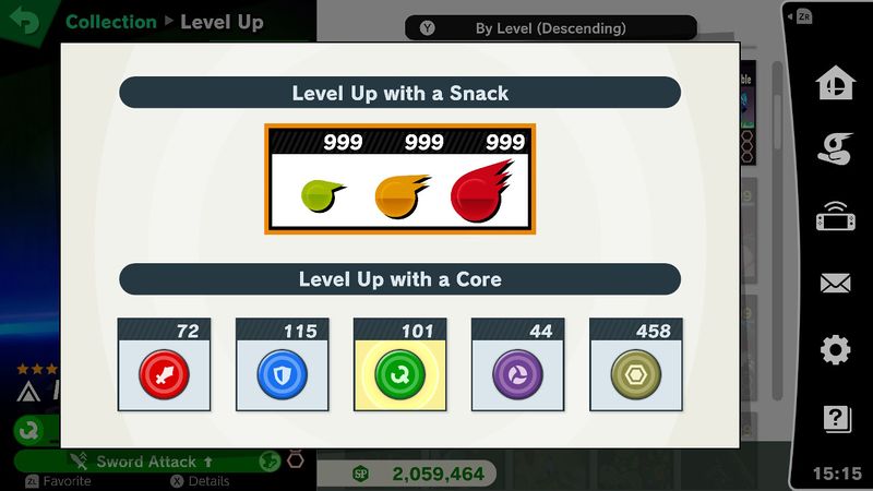 File:SSBU Level Up with Snacks or Cores.jpg