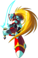 Official artwork of Zero from Mega Man X6.