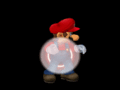 Mario's shielding animation in Melee.