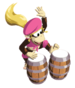 Brawl Sticker Dixie Kong (Donkey Konga 2).png