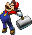 Mario as he appears in Mario & Luigi: Superstar Saga + Bowser's Minions