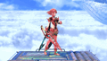 Pyra's up taunt.