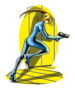 Brawl Sticker Running Zero Suit Samus (Metroid ZM).png