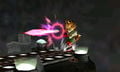 Fox using Impact Blaster in Super Smash Bros. for Nintendo 3DS.