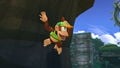 Diddy Kong wall clinging in SSB4.
