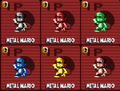 Metal Mario's new alternate colors.