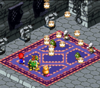 The Sleepy Time ability in Super Mario RPG, which likely inspired Peach Blossom.
