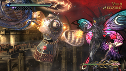 Source: Bayonetta Wiki. Official screenshot of Madama Butterfly from Bayonetta.