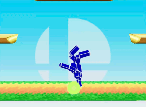 Captain Falcon Forward Tech Roll Hurtbox Smash 64.gif