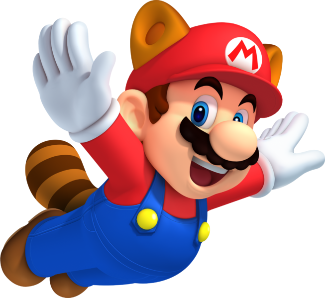 File:NSMB2 Raccoon Mario.png