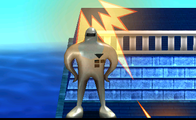 The Starman Assist Trophy in Super Smash Bros. for Nintendo 3DS.