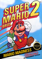 North American box-art for Super Mario Bros. 2.