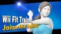 Wii Fit Trainer's unlock notice.