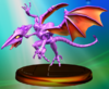 Ridley trophy from Super Smash Bros. Melee.