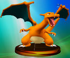 Charizard trophy from Super Smash Bros. Melee.