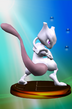 Mewtwo trophy from Super Smash Bros. Melee.