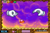 Master Hand and Crazy Hand in Kirby &amp; The Amazing Mirror.