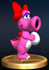 Birdo trophy from Super Smash Bros. Brawl.