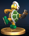 Hammer Bro trophy from Super Smash Bros. Brawl.