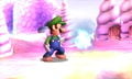 Luigi's Iceball being used in Super Smash Bros. for Nintendo 3DS