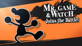 Mr. Game & Watch unlock notice SSB4-Wii U.png