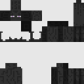 An upscaled texture sheet for Enderman. Note Enderman's mouth in the textures.