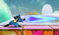 Long-Distance Force Palm being used in Super Smash Bros. for Nintendo 3DS.