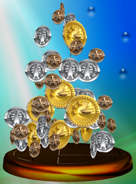 File:Smash Coins Melee Trophy.png