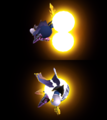 Meta Knight Up Special Ground Hitboxes Brawl.png