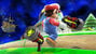 Mario and two Ray Guns on the Mario Galaxy stage in Super Smash Bros. 4.