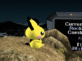 Pichu's taunt, facing right.