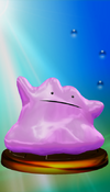 Ditto trophy from Super Smash Bros. Melee.