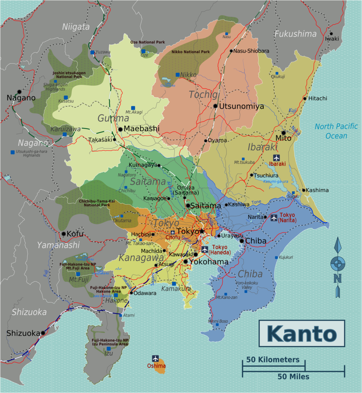 Kanto, Wiki